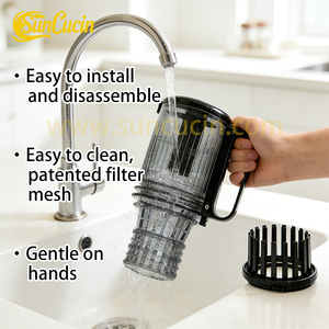 Espremedores Lentos de Masticar Comerciais Máquina Extratora de Sumo a Frio para Cana-de-Açúcar Frutas e Vegetais - Product Image 3