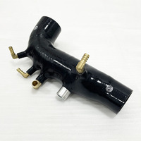 RODIN Nouveau tuyau d'admission turbo en silicone + colliers de fixation pour Impreza WRX Legacy GE GH GR EJ25 Moteur 2.5L 08-14 REV9