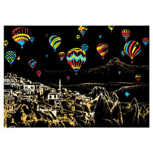 Venta directa de fábrica Scratch Off Board Scratch Colorful City Series Kids Rainbow Magic Scratch Art Painting Paper - Product Image 4