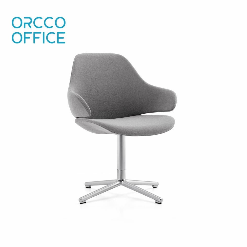 Эргономичный офисный диван для посетителей, современный тканевый стул для отдыха