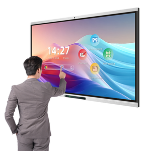 For 4K Digital Smart Board 86 Inch Interactive Flat Panel Whiteboard Android Windows OS 13MP <b>Camera</b> for Teaching Business - Product Image 1