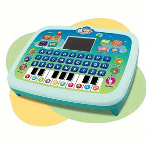 Juguete Educativo para Niños, Computadora Portátil de Juguete con Pantalla LED, Tableta Eléctrica Interactiva Familiar - Product Image 4