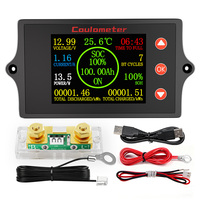 Testeur de cellules de batterie numérique Peacefair PZEM-041 24V 48V, indicateur de capacité de batterie, précision 1%, test de charge et de décharge