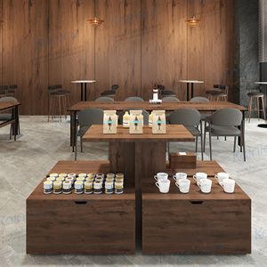 Kainice Chất lượng cao bong bóng trà Tủ truy cập Bảng hiển thị <span class=keywords><strong>Rack</strong></span> cho trà sữa cửa hàng cho kiosk và trà cửa hàng đồ nội thất - Product Image 4