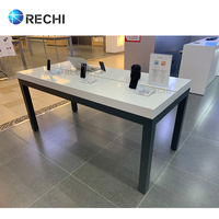 RECHI Table de comptoir pour afficher le téléphone portable Table de comptoir pour téléphone portable pour la conception de meubles de magasin de téléphonie mobile