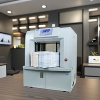 Machine à banderole les billets de banque automatique JB-2000 avec écran LCD, machine professionnelle de cerclage de devises, vitesse rapide de 1,5 s par liasse
