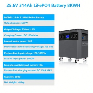 All-in-one 8kWh 16kwh Backup Energy Storage <b>Battery</b> Lithium Ion <b>Battery</b> Power Solar <b>Battery</b> <b>48v</b> 51.2v 314ah Lithium Ion <b>Battery</b> - Product Image 4