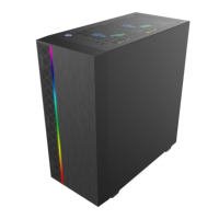 24 Years Factory CPU Gamer Gaming case with Tempered Glass for Front Panel Side Pane Computer case