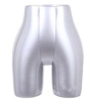 Pantalon gonflable silencieux pliable, modèle tors masculin, transparent, mannequin humain, demi-corps, à vendre,