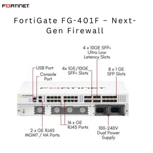 ไฟร์วอลล์ Fortinet FG-401F รุ่นดั้งเดิม พร้อมใบอนุญาต UTP ATP อุปกรณ์รักษาความปลอดภัยยุคใหม่ รองรับเครือข่ายองค์กร พร้อมจัดส่ง สต็อกปรับแต่งได้ 30 ชิ้น - Product Image 4