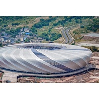 Estructura de Acero Personalizada de Fábrica SAFS para Estadio Interior, Gran Espacio sin Columnas, Pabellón Deportivo con Diseño de Dibujo
