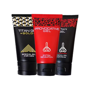 Crème de massage anti-âge aux perles de haute qualité pour hommes, gel Titan rouge, soin corporel énergétique pour hommes adultes - Product Image 1