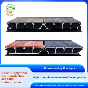 Tốt nhất bán ngoài trời Sàn Nhôm <span class=keywords><strong>decking</strong></span> cho biệt thự sân và sân thượng chống cháy UV kháng thay thế nhựa gỗ - Product Image 6