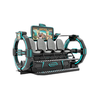 Machine de jeu VR populaire avec sièges dynamiques, cinéma de réalité virtuelle 9D, 4 places