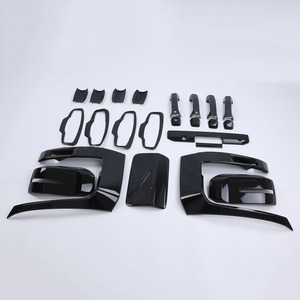 WZXDAUTO 2024 Nouveaux kits de couvre-poignées en ABS noir brillant, garnitures de rétroviseurs latéraux, couvre-phares pour Triton L200 - Product Image 3