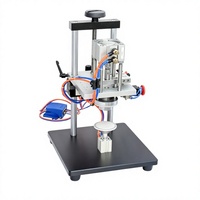 Machine de scellage semi-automatique pneumatique pour bouteilles en verre avec composants à roulements