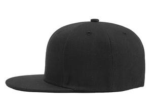 Custom Embroidery Logo <b>Black</b> Sporty Tropical Outdoor 100% Acrylic Snapback Hat Flat Brim - Product Image 5