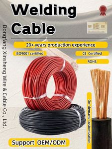 200 500 1000 Amp Geïsoleerde Rubber Lasapparaatkabel Tig <span class=keywords><strong>Mig</strong></span> Zuiver Koperen Kern Massieve Enkeladerige Boqiang YH Serie 20 AWG - Product Image 2