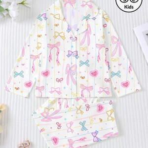 <span class=keywords><strong>Pigiama</strong></span> OEKO-TEX Personalizzato per Ragazze, Abbigliamento da Casa Super Morbido, <span class=keywords><strong>Pigiama</strong></span> Unisex in Morbido Bambù Setoso per Bambine - Product Image 3
