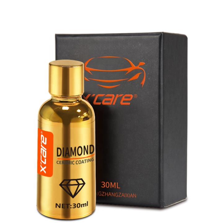 Краска для автомобиля, внешнее покрытие с высоким блеском 9h, нанокерамическое покрытие с коробкой и губкой для нанесения 30 г