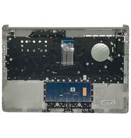 Remplacement argent boîtier supérieur Palmrest Touchpad clavier assemblage pour HP 14Z-DK 14S-CF ordinateur portable modèle L48648-001 pièces d'ordinateur
