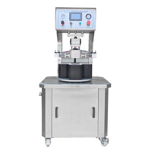 Máquina semiautomática de tapado al vacío de 4 cabezales para tarros de vidrio, salsa de chile, mermelada, miel, cosméticos, encurtidos, kétchup, mayonesa - Product Image 3