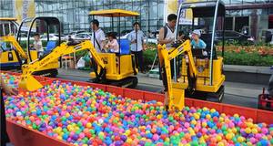 WZD-11 Bouwmachines Simulatie Spel Pretpark Elektrische Kinderen Graafmachine Kids <span class=keywords><strong>Mini</strong></span> Digger Rit - Product Image 6