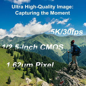 Videocamera ORDRO M3 5K, 48MP UHD 4K/60fps, Fotocamera Digitale Portatile per Vlog <span class=keywords><strong>YouTube</strong></span>, Schermo IPS Rotante da 3,5'', Batteria da 3250mAh - Product Image 2