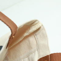 Gahumi Venta al por Mayor Nuevo Bolso Tote Personalizado con Cabeza de Lobo Bordada a Precio Competitivo Bolsa de Lona con Estampado Personalizado para Ir de Compras