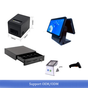 Hoàn chỉnh <span class=keywords><strong>POS</strong></span> hệ thống cảm ứng màn hình Màn hình Android tiền mặt đăng ký phần cứng thiết bị đầu cuối thanh toán bán lẻ nhà hàng sử dụng nhà máy trực tiếp - Product Image 2