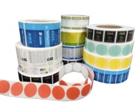 Étiquette adhésive en PET imperméable de qualité supérieure, forme personnalisée (rond/ovale/allongé), autocollant d'emballage et d'expédition, impression CMYK/Pantone pour