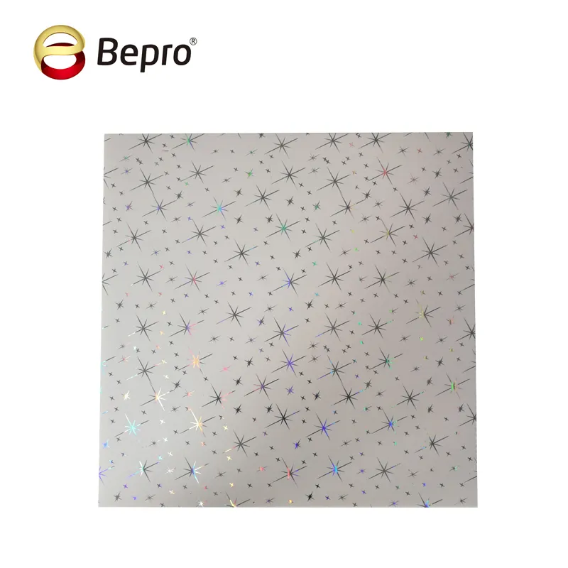 Tablero de techo de plástico, baldosa de techo de pvc, 60x60