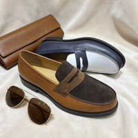 Nouveaux Mocassins en Cuir pour Hommes 2026, Semelle Épaisse, Faits Main, en Cuir Véritable, à Enfiler, Chaussures Habillées pour Affaires et Tenues Décontractées