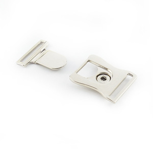 Metal Push Button Quick Release Buckle 25mm Zinc Alloy Side Release For Bags Belts Backpacks <b>Webbing</b> Pet Accessories - Product Image 2