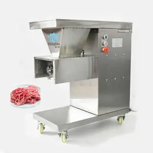 1500W All Stainless Steel Commercial Vertical Meat Slicer Machine Meat Slicer Cutter Shredded Meat Cutting