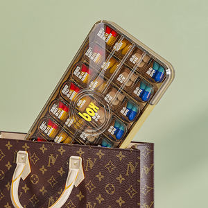 กล่องยาสำหรับจัดเก็บยารายสัปดาห์วันละ4ครั้งกล่องยาประจำวัน7วันกล่องยาสำหรับเดินทางขนาดใหญ่มีช่อง28ช่องเพื่อเก็บยา - Product Image 6