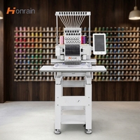 Machine à broder les casquettes informatisée HONRAIN, automatique, 1200 tr/min, 350 x 230 mm, pour usage en atelier de confection