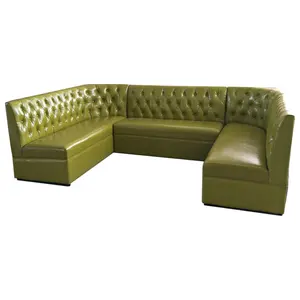 定制欧式皮扣沙发展位，家用分段沙发，ktv长凳座椅