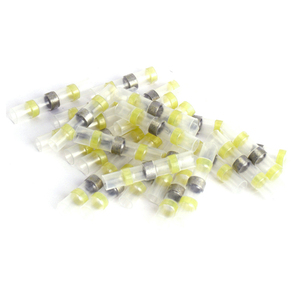 SSTS Waterproof Sealing 22-18AWG 16-14AWG 12-10AWG Heat Shrink Tubing Butt <b>Solder</b> Seal Wire Splices Sleeves Connectors - Product Image 2