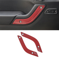 Couvre-poignée de porte intérieure en plastique ABS pour Jeep Wrangler JK JKU 2007 2017, finition argent satiné, prix d'usine