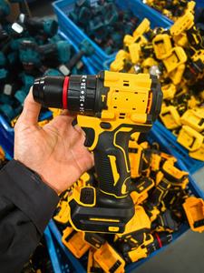 Taladro eléctrico sin escobillas <span class=keywords><strong>con</strong></span> batería de litio de 21 V, 60 Nm de par, martillo de impacto inalámbrico, taladro <span class=keywords><strong>percutor</strong></span> - Product Image 2