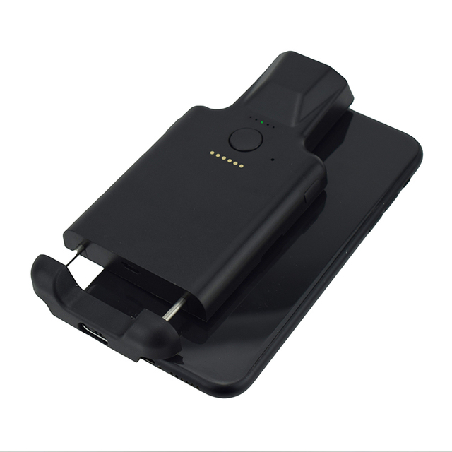 Mobile wireless mini Phone Back Clip Blue tooth QR code Scanner handheld portable 2D barcode reader for Smartphone