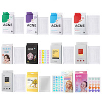 Patch anti-acné rond étoile étanche OEM Patch hydrocolloïde pour l'élimination de l'huile d'arbre à thé Patch collagène couleur vitamine C