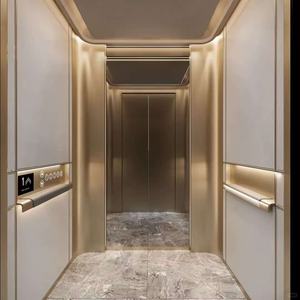 Ascenseur domestique certifié CE 300 kg, 2-4 étages, moderne, en PVC, pour maison résidentielle, sans engrenage AC, pour centre commercial - Product Image 5