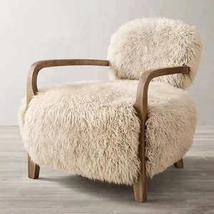 <span class=keywords><strong>Fauteuil</strong></span> de salon vintage moderne nordique, modèle Bruxelles, en bois massif - Product Image 3