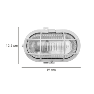 Plafoniera Bianca E27 IP44 - Product Image 2
