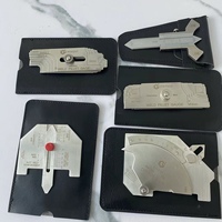 Kit d'outils de jauge de soudage avec jauge conique de Type de boîtier bref HI-LO Test Ulnar Pipe Pit Ruler Cam Welder Inspection