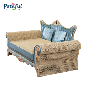 Tempat Tidur Kucing Bentuk Sofa Custom, Tempat Tidur Kucing dari Karton Bergelombang yang Tahan Lama, Sofa Penggaruk Kucing Mewah - Product Image 6