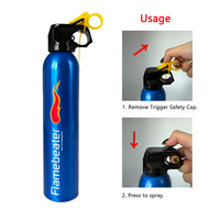 Extincteur à poudre sèche Flamebeater 400G de qualité supérieure, professionnel, vente en gros, bleu