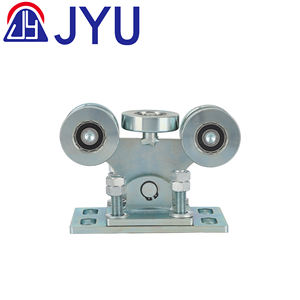 Poulie de porte cantilever en acier inoxydable argenté au design moderne, roulettes durables de 3 mm d'épaisseur pour portes et fenêtres mobiles, hôtel JYU - Product Image 2